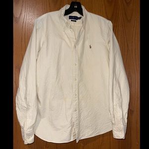 XL Yellow Ralph Lauren Button Down Shirt